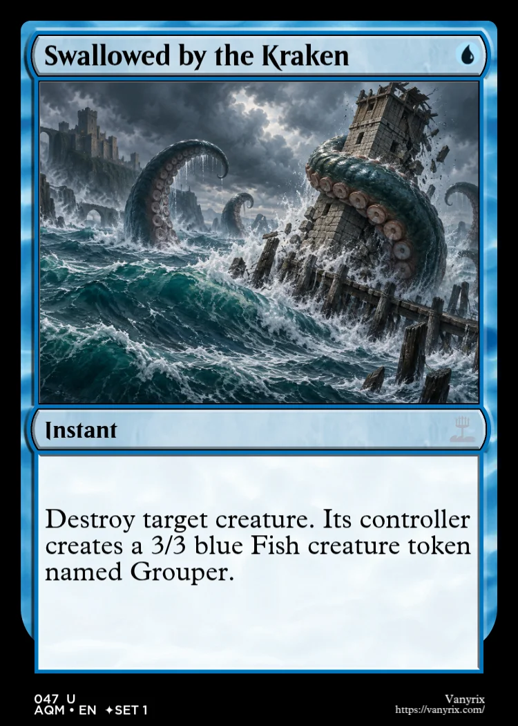 Swallowed by the Kraken