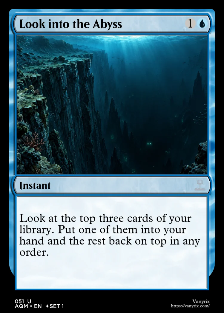Look into the Abyss