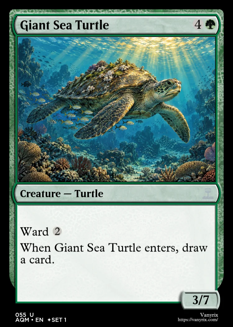 Giant Sea Turtle