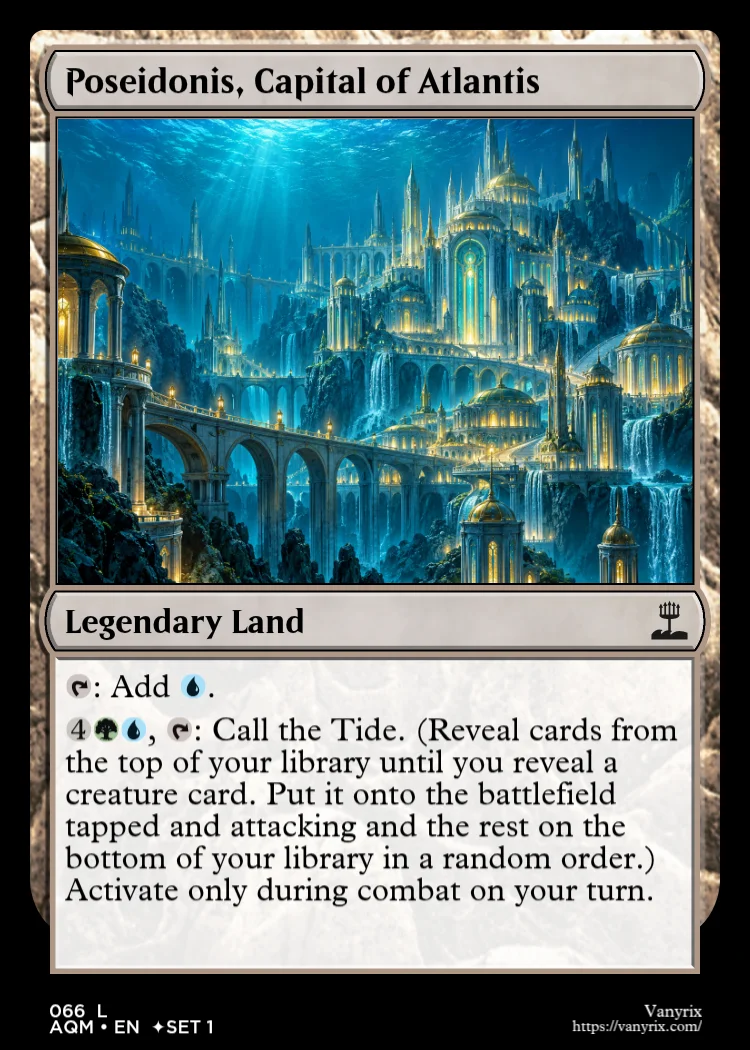 Poseidonis, Capital of Atlantis