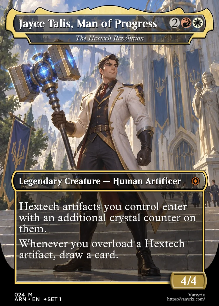 Jayce Talis, Man of Progress