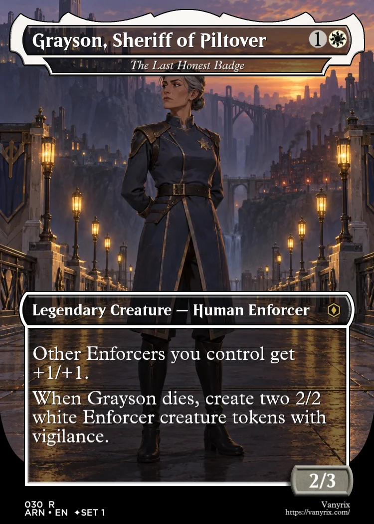 Grayson, Sheriff of Piltover