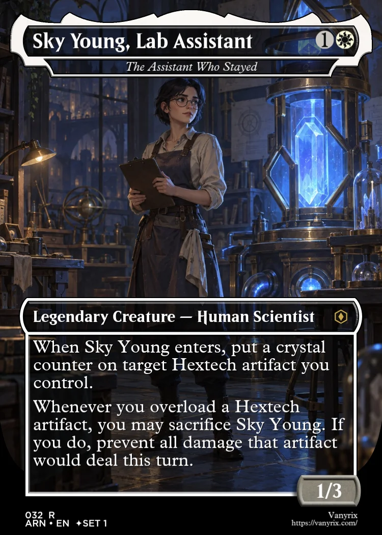 Sky Young, Lab Assistant
