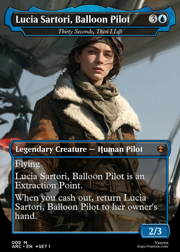 Lucia Sartori, Balloon Pilot