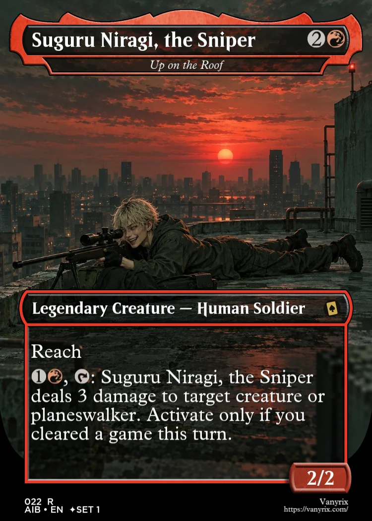 Suguru Niragi, the Sniper