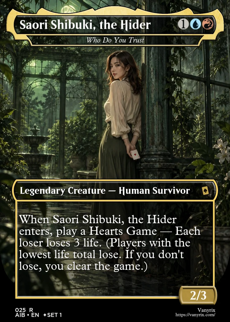 Saori Shibuki, the Hider