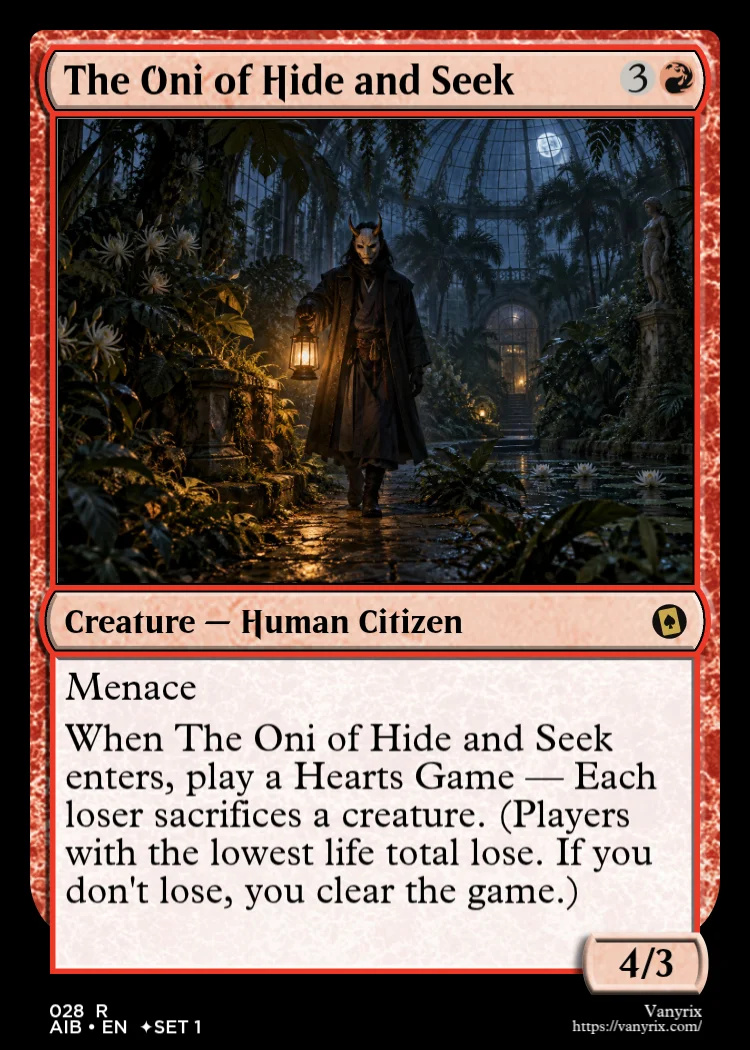 The Oni of Hide and Seek