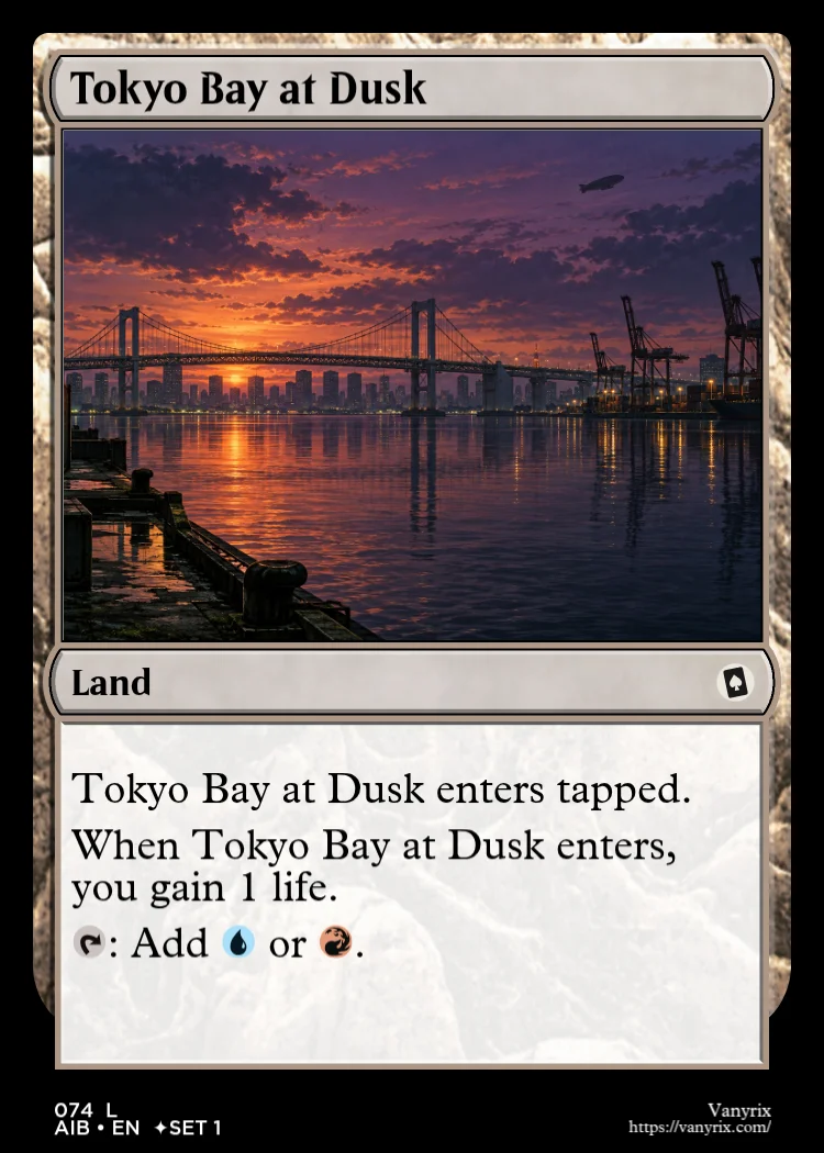 Tokyo Bay at Dusk