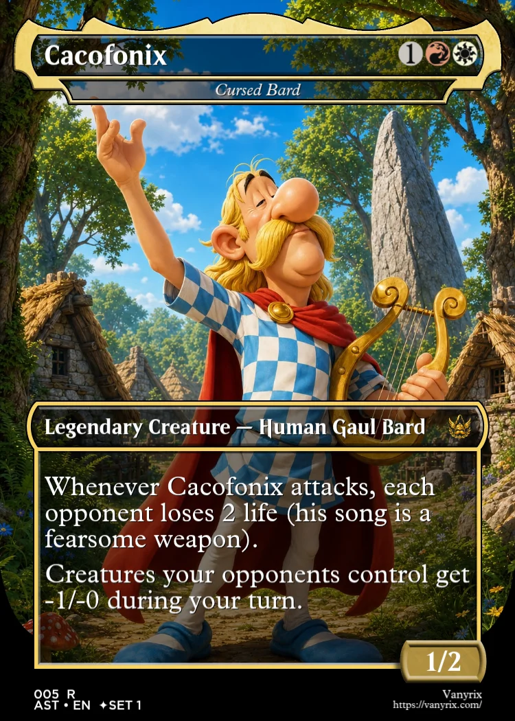 Cacofonix, Cursed Bard