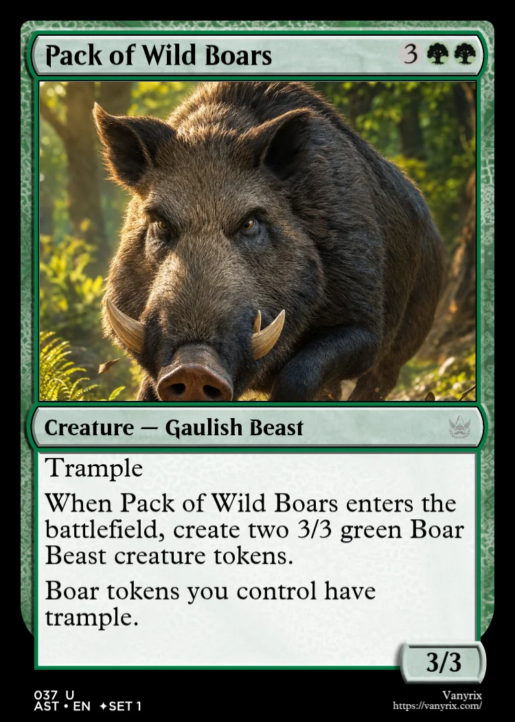Pack of Wild Boars