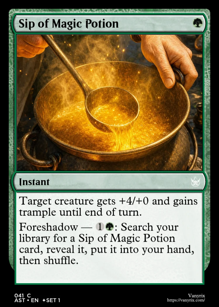 Sip of Magic Potion