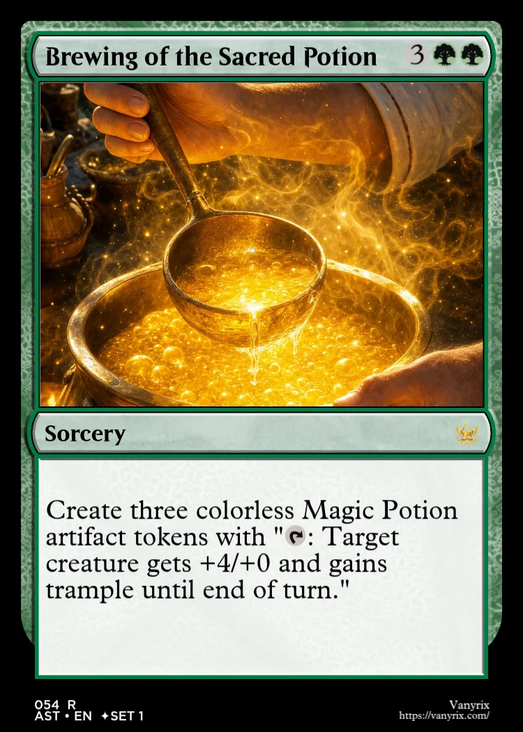 Brewing of the Sacred Potion