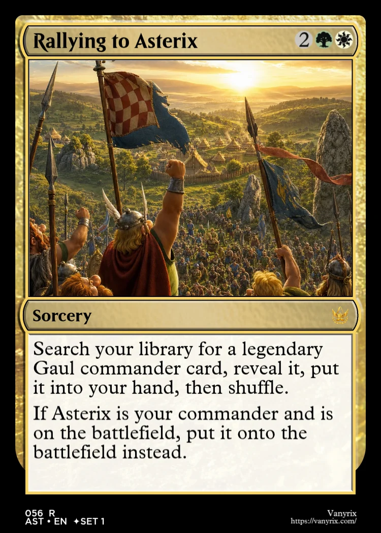 Rallying to Asterix