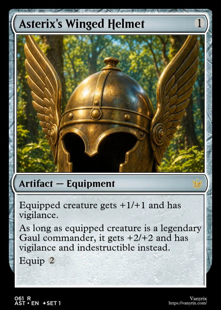 Asterix's Winged Helmet