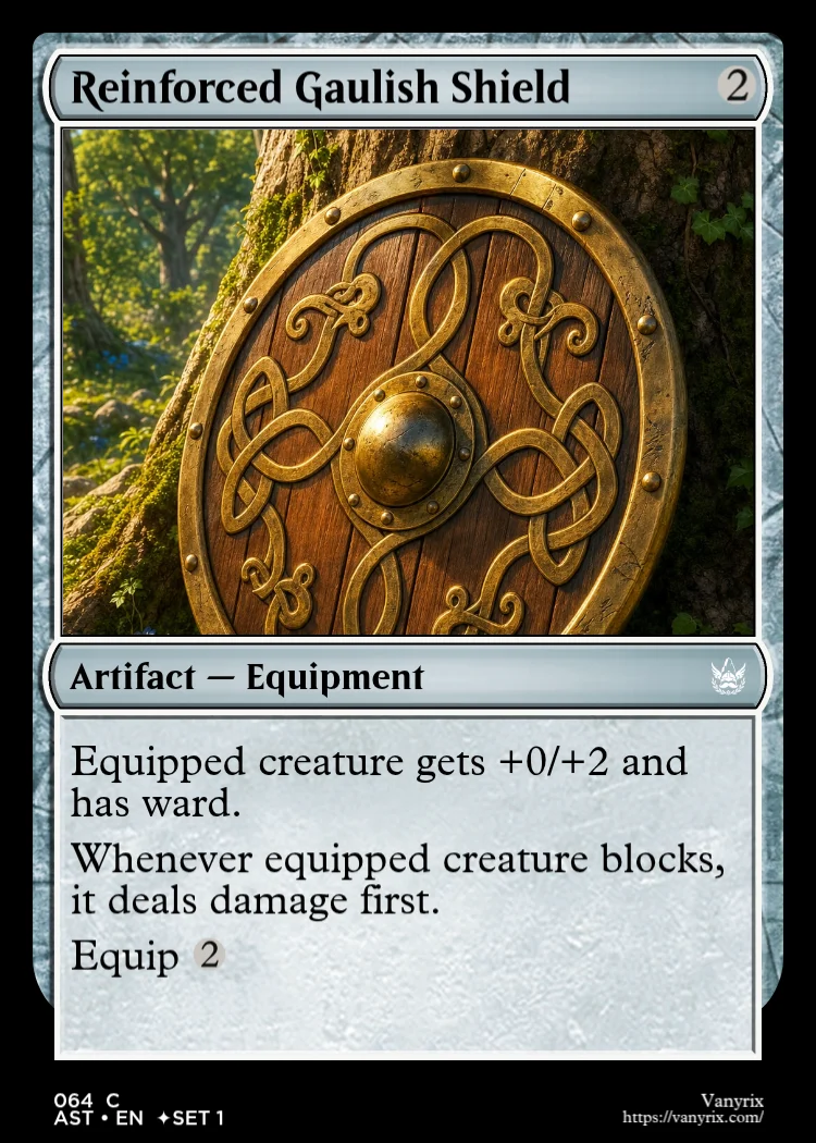 Reinforced Gaulish Shield
