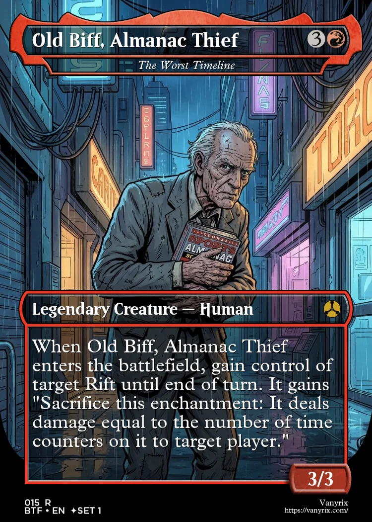 Old Biff, Almanac Thief