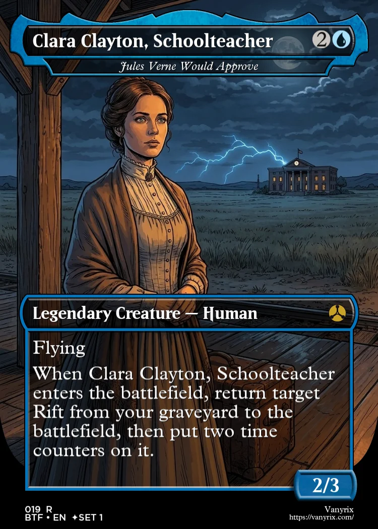 Clara Clayton, Schoolteacher