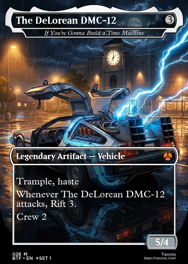 The DeLorean DMC-12