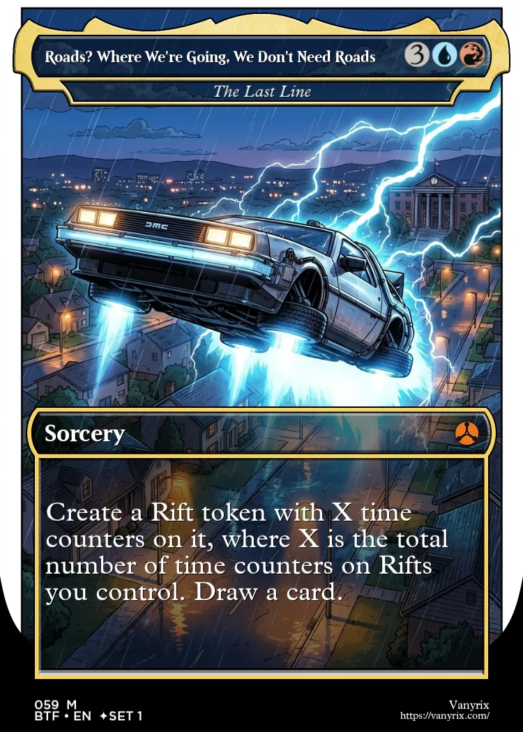 Roads? Where We're Going, We Don't Need Roads