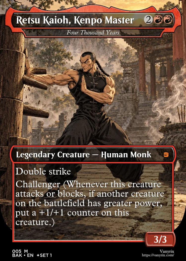 Retsu Kaioh, Kenpo Master