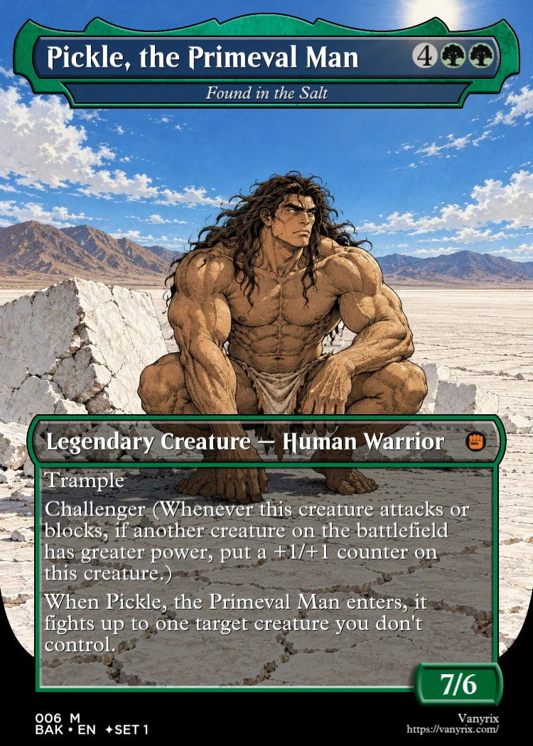 Pickle, the Primeval Man