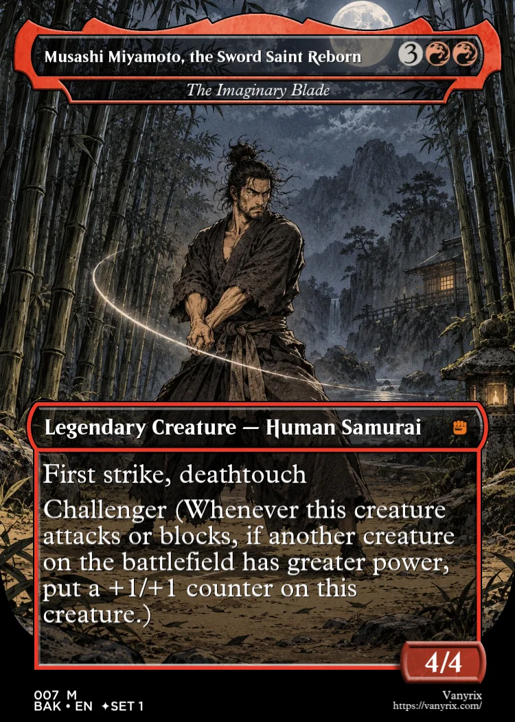 Musashi Miyamoto, the Sword Saint Reborn