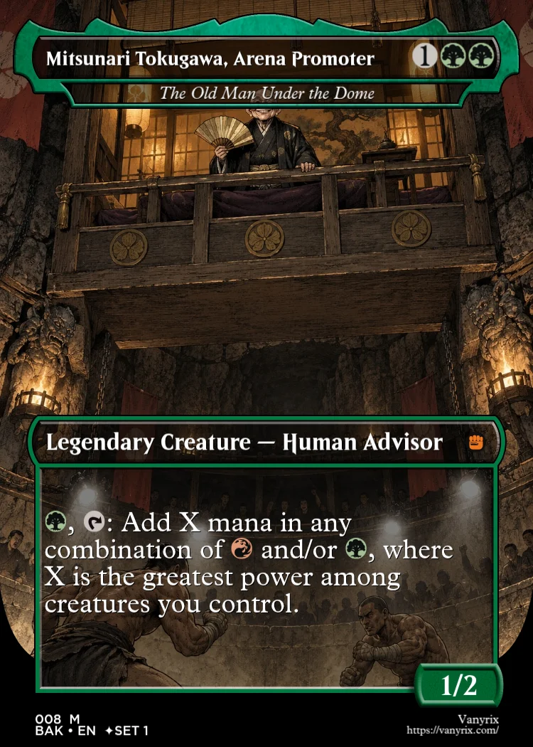 Mitsunari Tokugawa, Arena Promoter