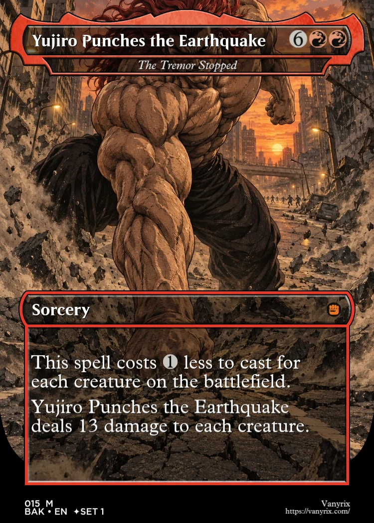 Yujiro Punches the Earthquake