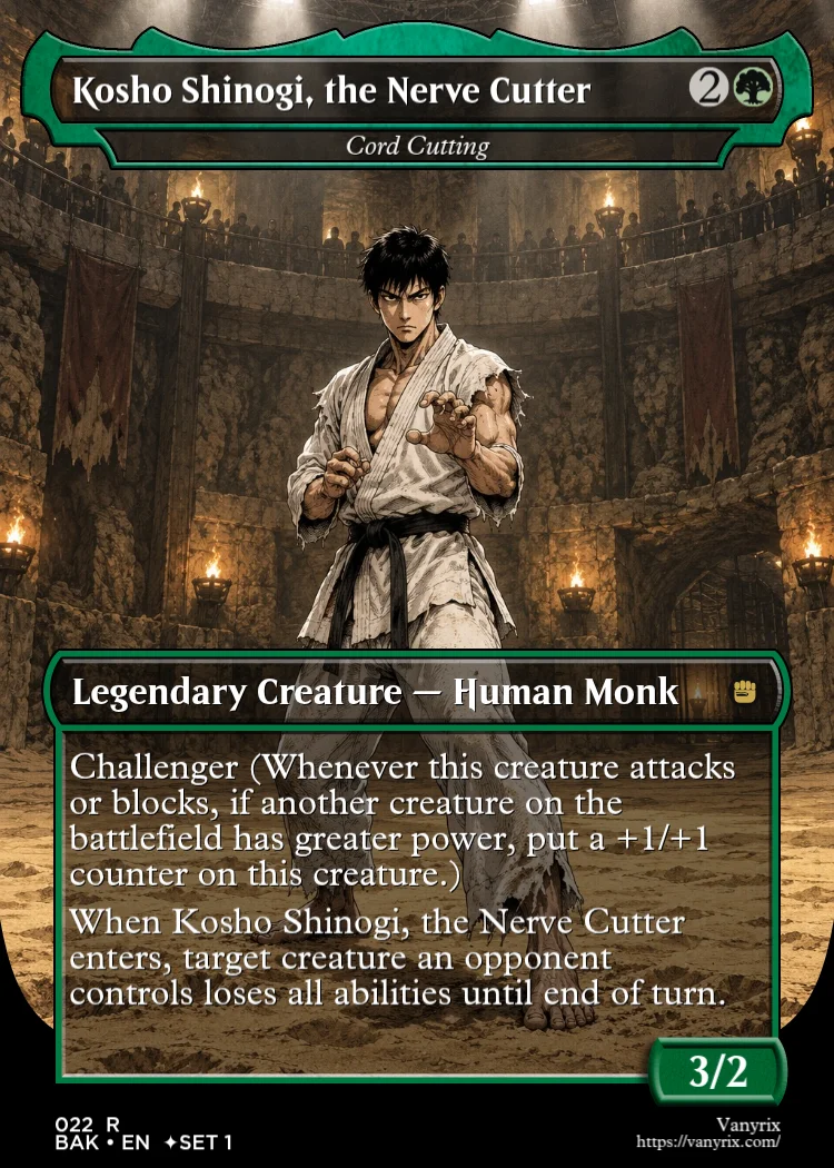Kosho Shinogi, the Nerve Cutter