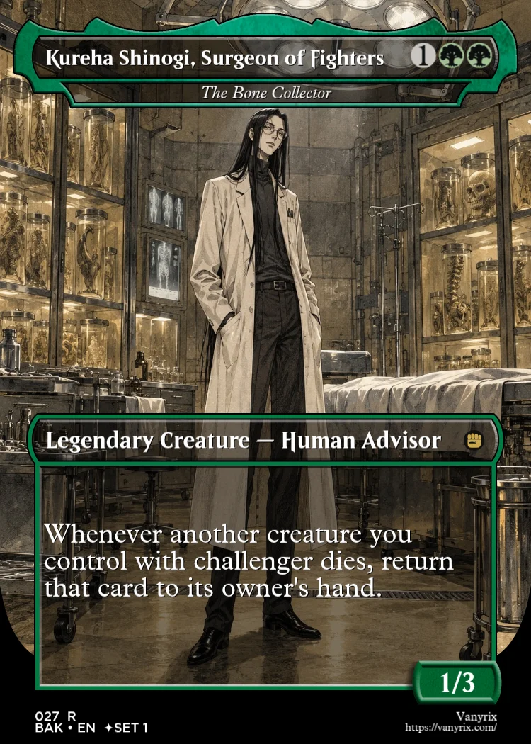 Kureha Shinogi, Surgeon of Fighters