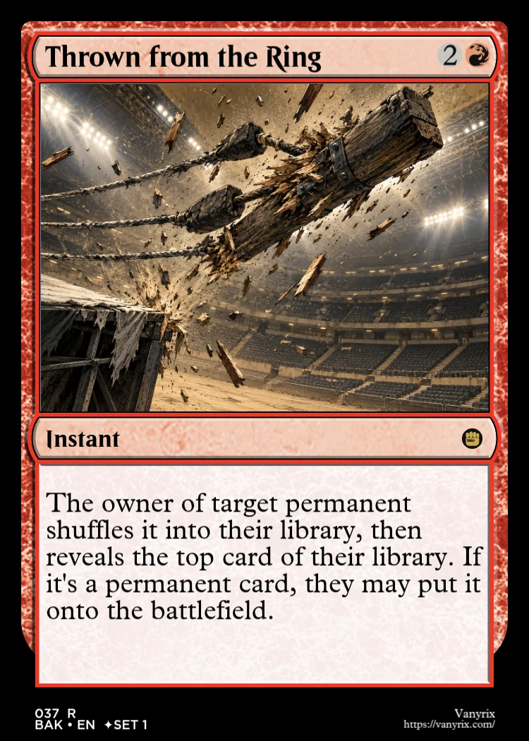 Thrown from the Ring