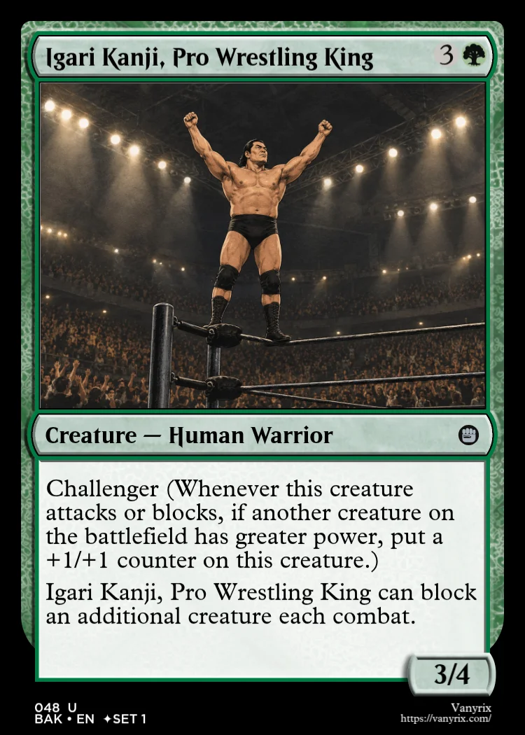 Igari Kanji, Pro Wrestling King