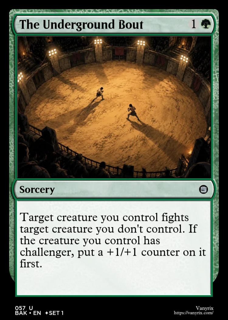 The Underground Bout