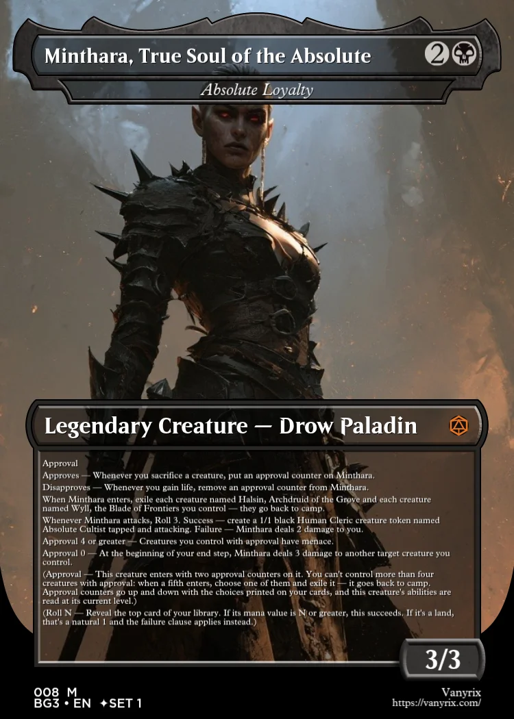 Minthara, True Soul of the Absolute