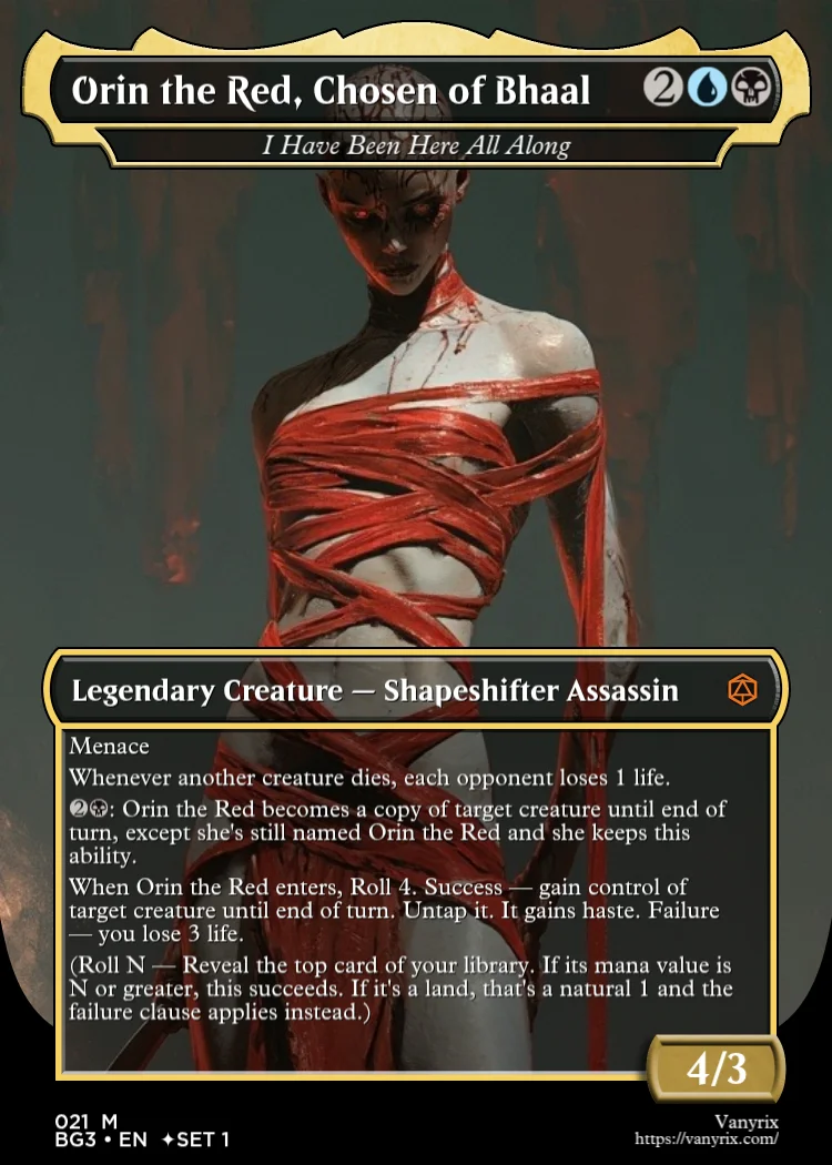 Orin the Red, Chosen of Bhaal