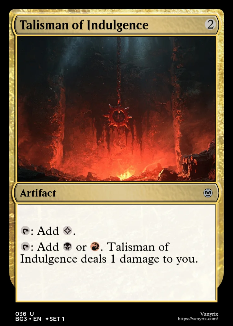 Talisman of Indulgence