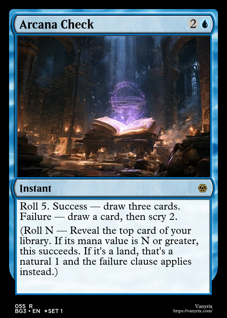 Arcana Check