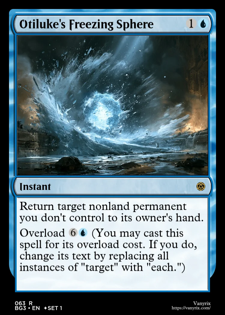 Otiluke's Freezing Sphere
