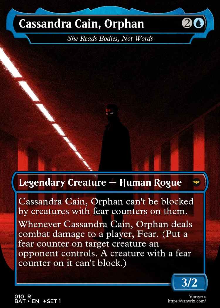 Cassandra Cain, Orphan