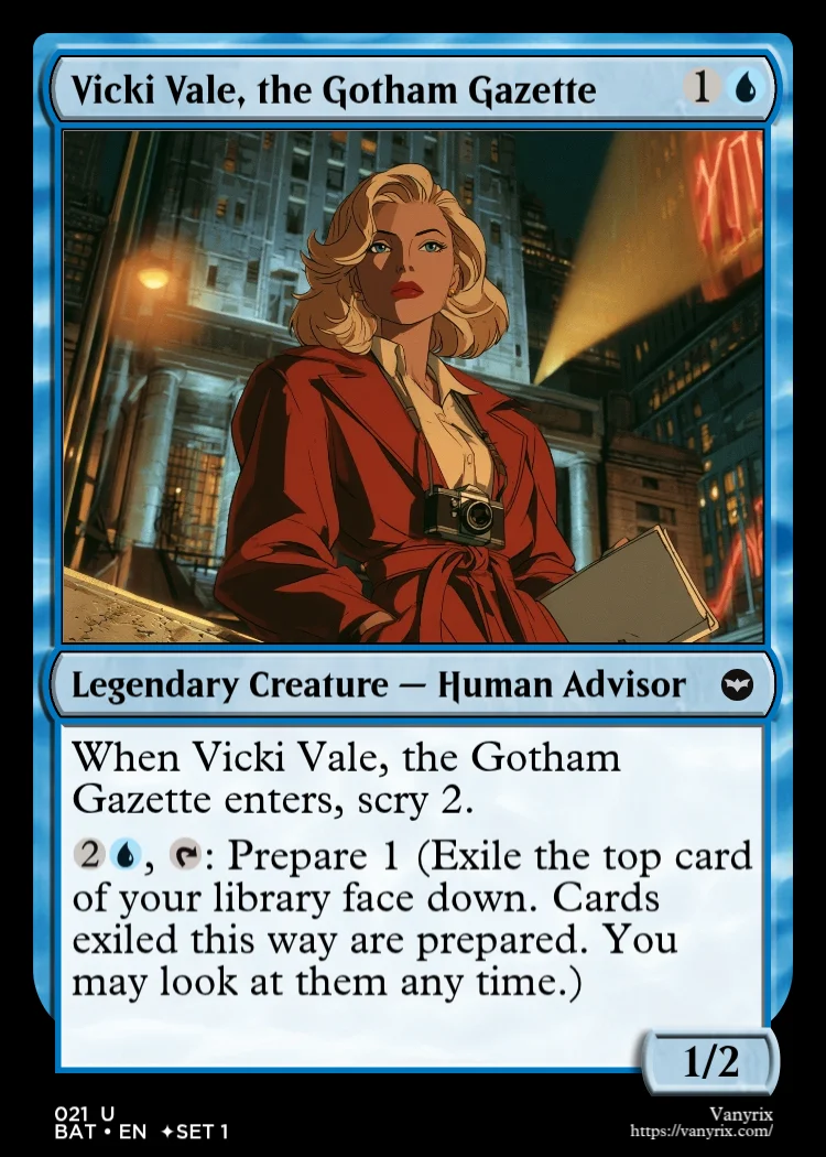 Vicki Vale, the Gotham Gazette