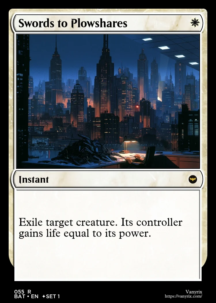 Swords to Plowshares
