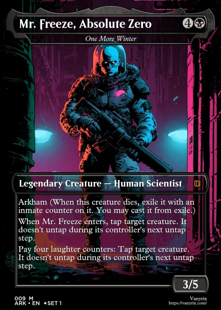 Mr. Freeze, Absolute Zero