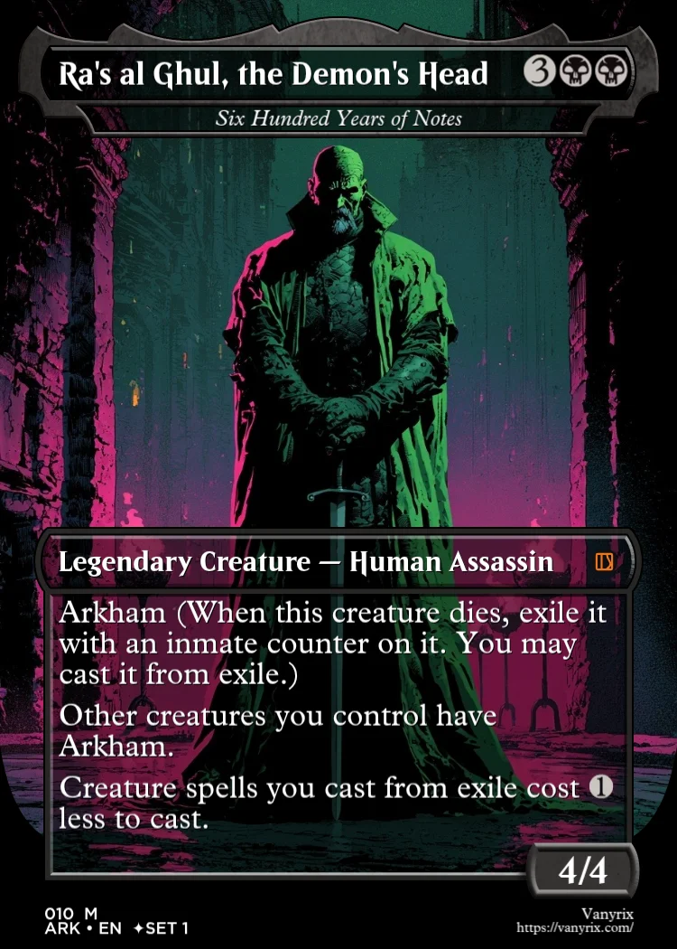 Ra's al Ghul, the Demon's Head