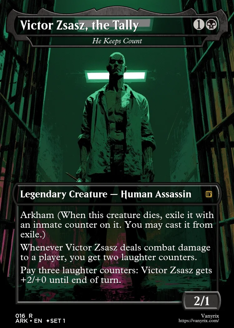 Victor Zsasz, the Tally
