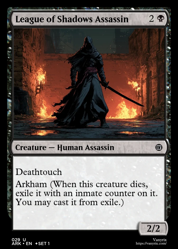 League of Shadows Assassin