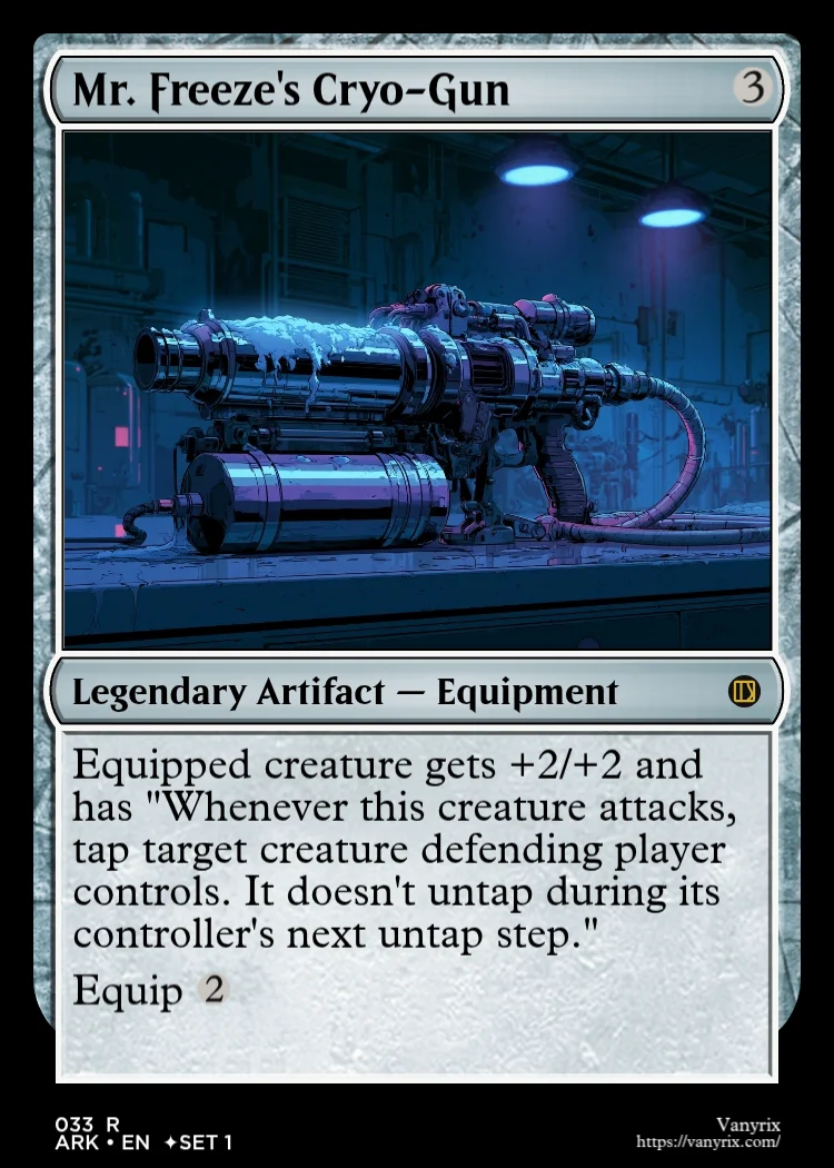 Mr. Freeze's Cryo-Gun
