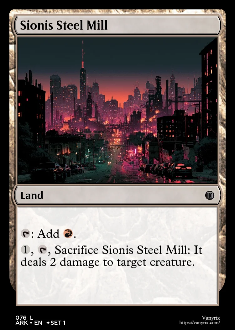 Sionis Steel Mill