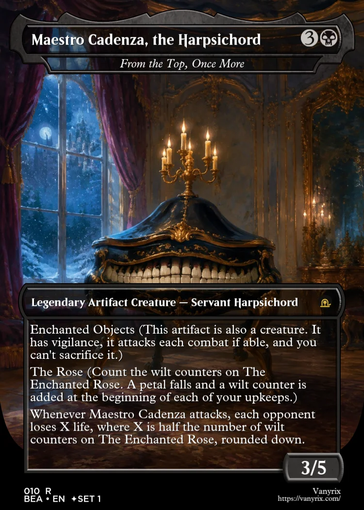 Maestro Cadenza, the Harpsichord