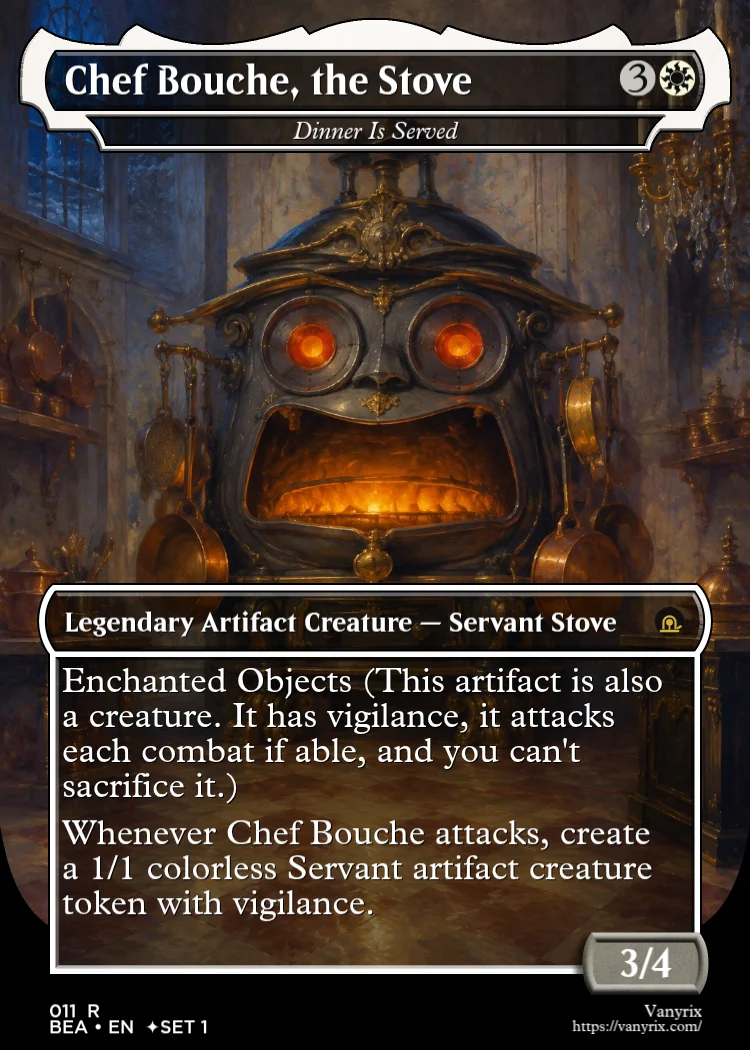 Chef Bouche, the Stove