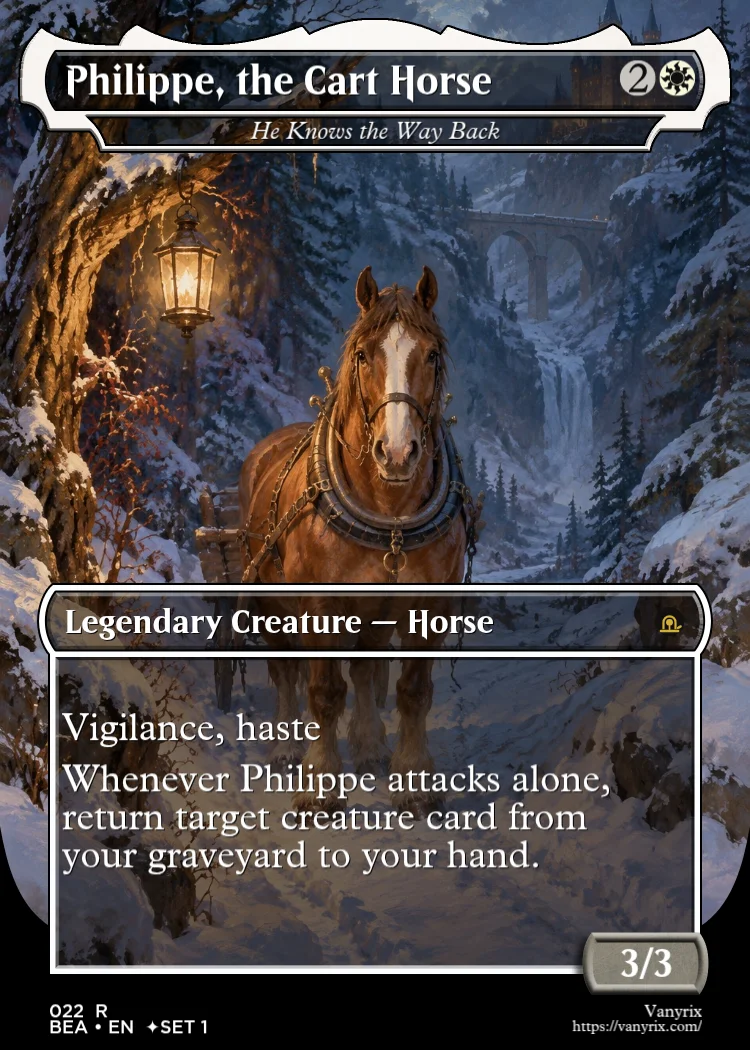 Philippe, the Cart Horse